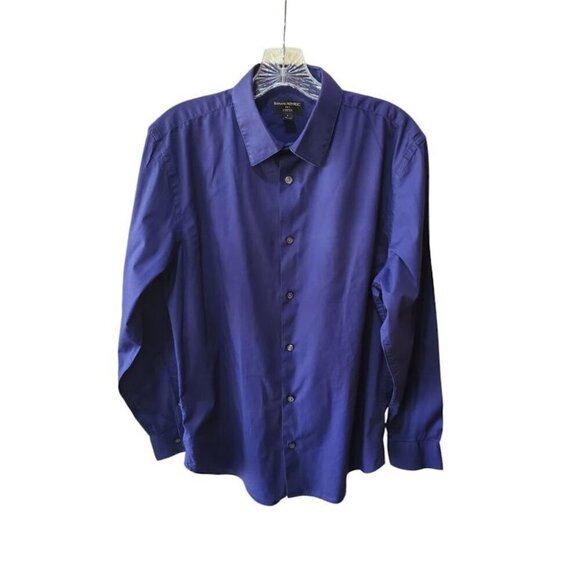 Banana Republic Other - Banana Republic Mens Stretch Shirt Medium 15-15 1/2 Blue Cotton/Spandex